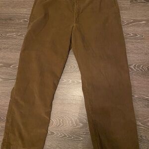 Men's Haggar Brown Corduroy Pants waist 40 Length 30